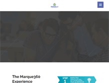 Tablet Screenshot of marque360.com